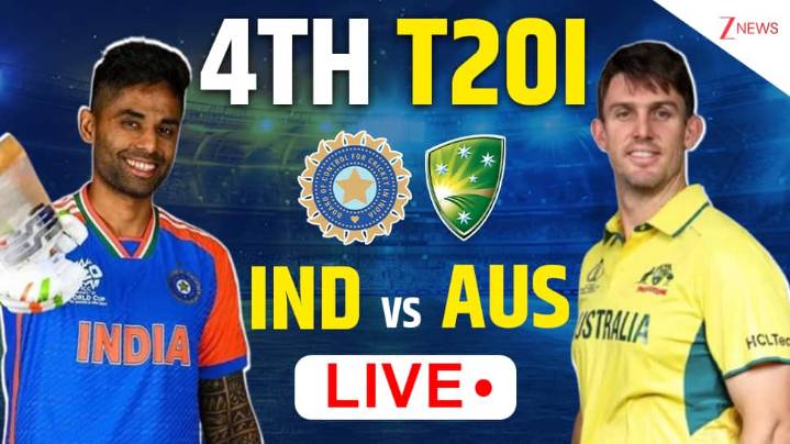 India vs Australia Live Score & Updates, 4th T20I: IND
