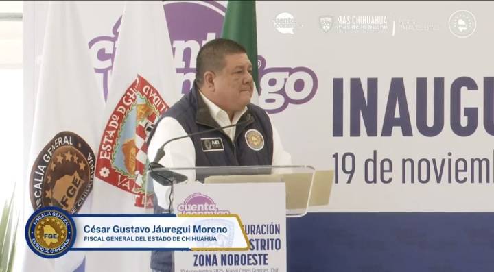 Inauguran nuevo edificio de la Fiscalía Zona Noroeste en Nuevo Casas Grandes