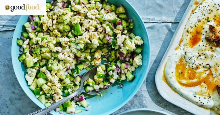 Adam Liaw’s cucumber, feta and apple salad