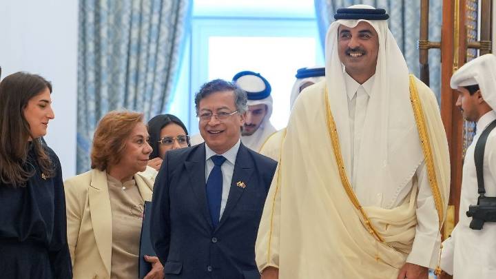 Petro propone al emir de Catar que medie para ‘desescalar el conflicto con Trump’
