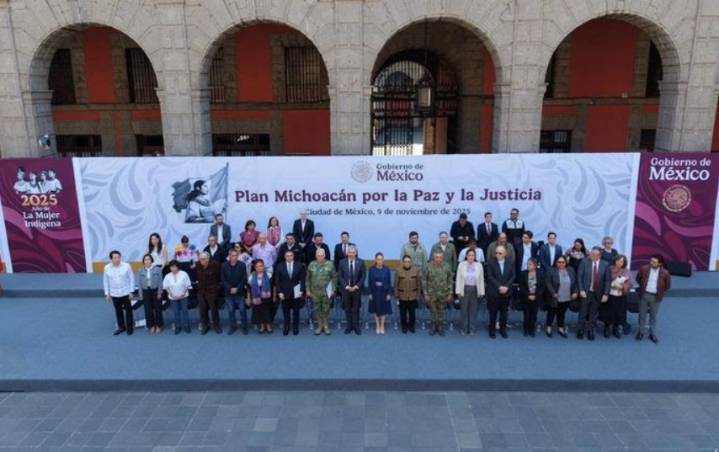 Claudia Sheinbaum presenta 12 ejes del Plan Michoacán por la Paz y la Justicia
