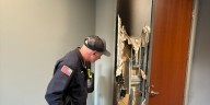Electrical fire damages hallway in five-story office building in Franklin