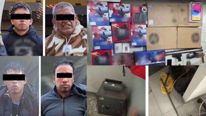 Detienen a cuatro sujetos por robo de videojuegos y consolas en Álvaro Obregón