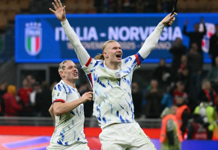 ¡Histórico! La Noruega de Haaland golea a Italia y vuelve a un Mundial tras 28 años