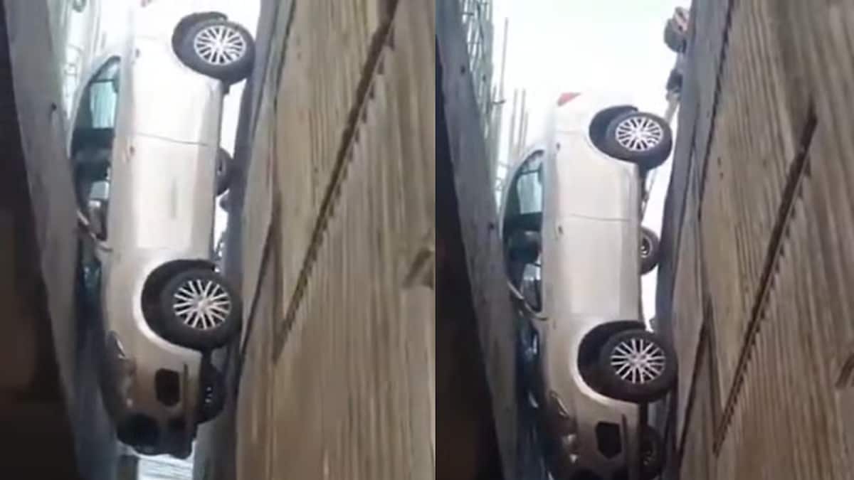 ‘Final Destination Survivor?’ Kerala Man’s Car Gets Stuck In Half-Finished Flyover, Desis Say ‘Jako Rakhe Saiyan Maar...’