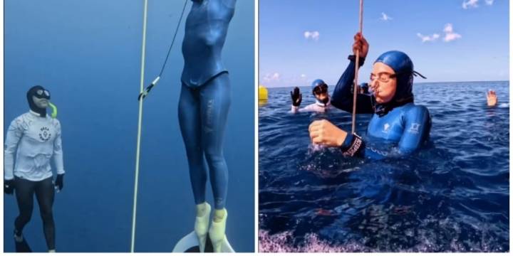 Colombiana Sofía Gómez Uribe logra récord panamericano de apnea: “Eres nuestra sirena”