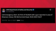 Active attacker with gun reported near UVA library