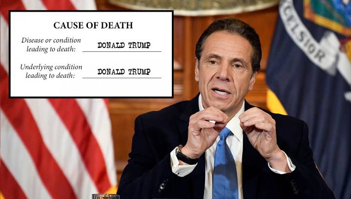 Governor Cuomo Says New York Will Be Recording All COVID Deaths As 'Death By Trump'