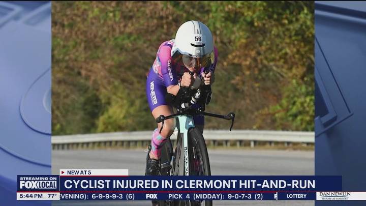 Triathlete injured in hit-and-run; search underway for driver