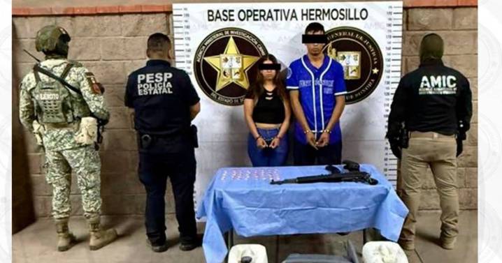 Operativo conjunto desarticula punto de venta de droga; aseguran fusil AK-47, narcóticos y vehículo robado en Hermosillo