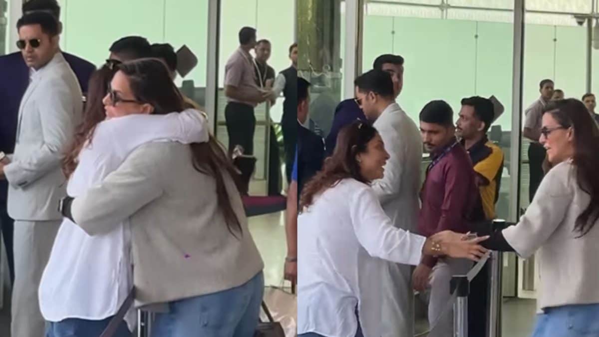 Neha Dhupia Bumps Into Shefali Shah At Mumbai Airport And The Video Is Pure Joy