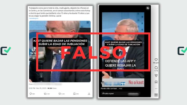 Falso: video en que Kast propone reducir la PGU es un montaje