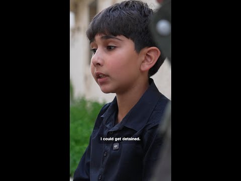 Palestinian children undeterred after Israeli raid