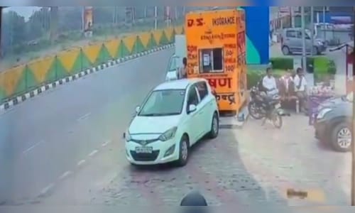 On camera, Delhi blast car seen at pollution check 10 days before attack