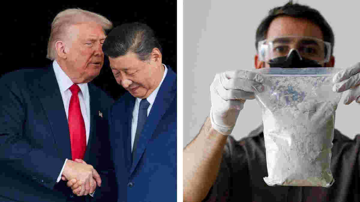 China pacta con EE.UU. frenar. precursores químicos del fentaniloa