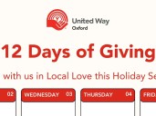 12 Days of Giving with the United Way Oxford