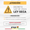 Ley seca y restricciones de movilidad durante las elecciones de Jueces de Paz en Yopal