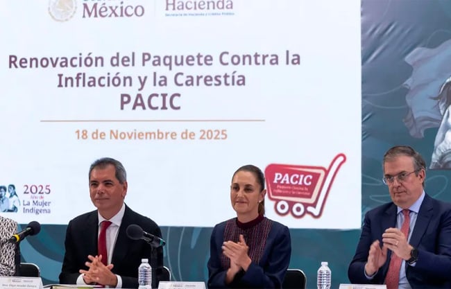 Gobierno federal y empresarios acuerdan renovación del Pacic para proteger precios justos de canasta básica