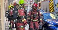 Dos dotaciones de bomberos de Salamanca actuán por una comprobación de humo en la calle Valle Inclán