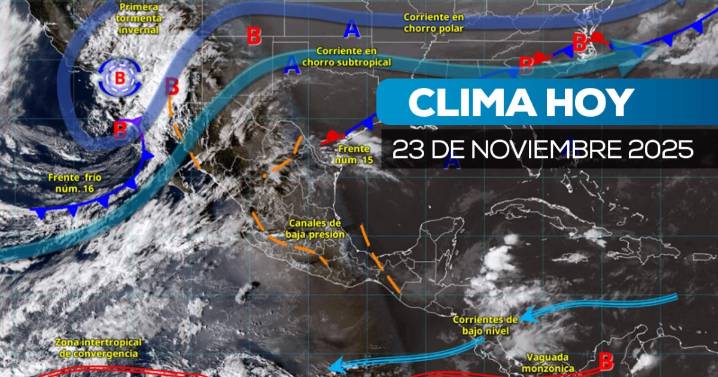 Primera tormenta invernal y Frente Frío 16 dejan nieve, frío extremo y lluvias fuertes; así el clima en México