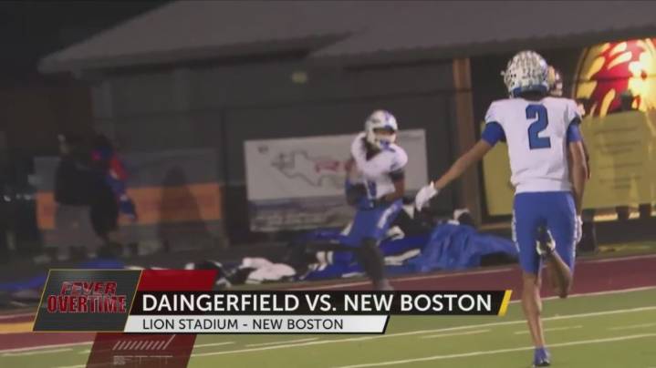 Daingerfield Tigers defeat New Boston Lions in season finale