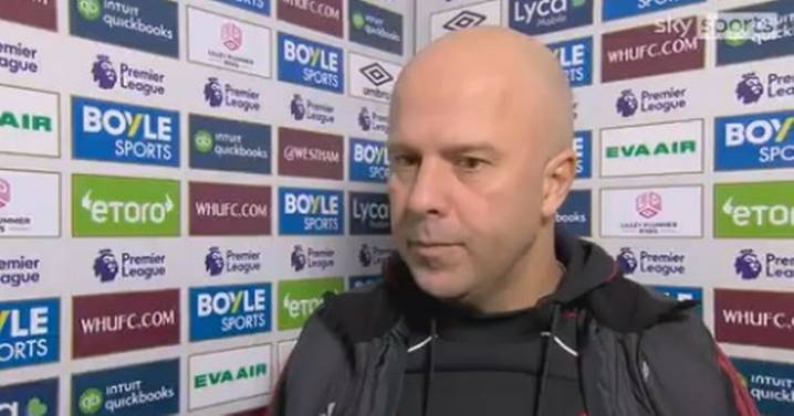 Arne Slot explains decision to bench Mohamed Salah for Liverpool's game against West Ham United