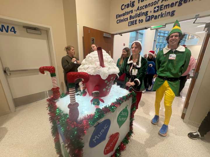 Children's Wisconsin hosts Christmas-themed parade for patients