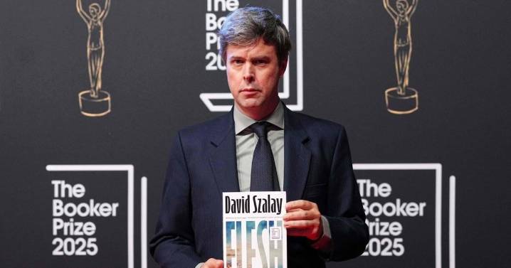 Canadian-born author David Szalay wins Booker Prize for 'Flesh'