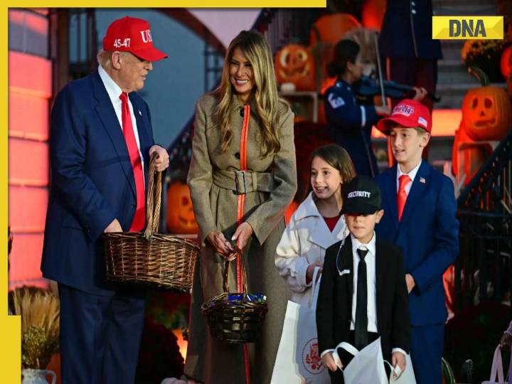 Halloween at White House: Little kids dressed as Trump, Melania