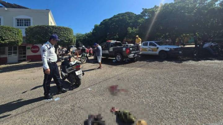 Choque entre motocicletas deja herida a una persona de la tercera edad, en Rosario