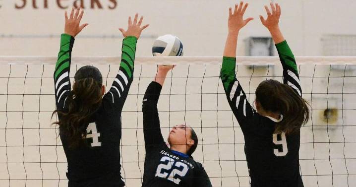 Ichabod Crane girls' volleyball vs. Schalmont in 11 photos