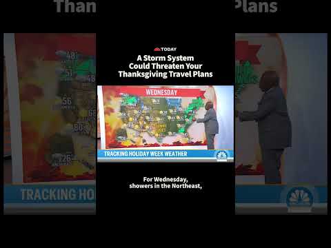 Storm System Threatens Record Thanksgiving Holiday Travel