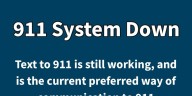 911 voice-call outage in Marion County; text line remains active
