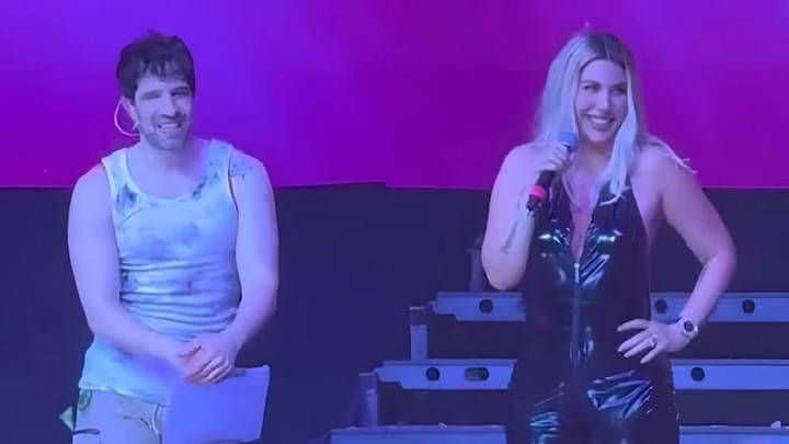 Wanda Nara en el show de Martín Cirio: cantó "Bad Bitch" y reveló que un ex le escribió