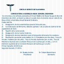 Convocatoria a Asamblea Anual Ordinaria Circulo Medico de Olavarría