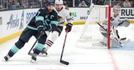Eberle’s late goal helps Kraken beat Blackhawks 3