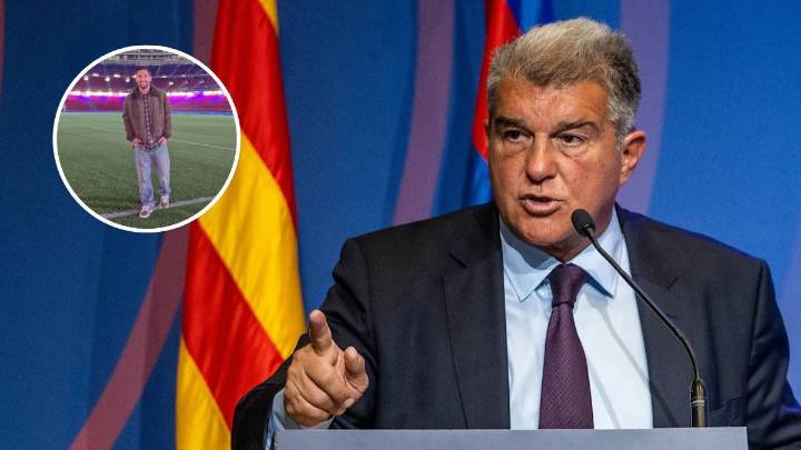 Laporta descartó el regreso de Messi: "No es momento de especular con escenarios poco realistas"