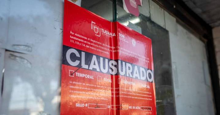 Protección Civil Tijuana clausura 22 negocios por incumplir medidas de seguridad