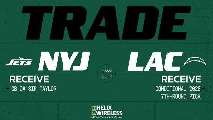 Jets-Chargers Trade | Green & White Acquire CB Ja'Sir Taylor