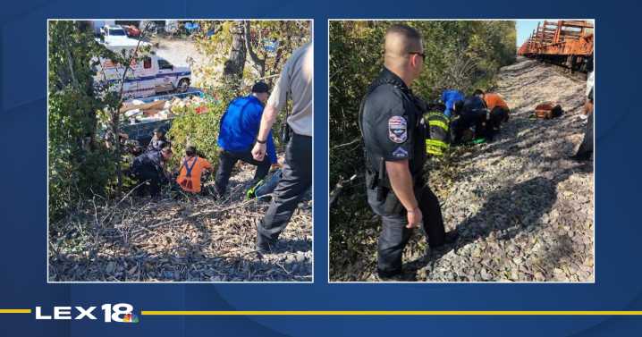 Person hospitalized after being struck by train in Georgetown