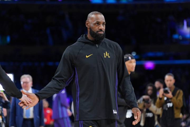 LeBron James begins his record 23rd NBA season in Lakers' starting lineup against Jazz