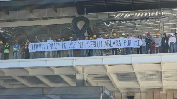 Las imágenes de la megamarcha en Uruapan por Manzo