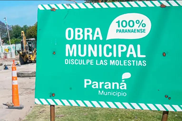 Avanzan las obras de repavimentación en la zona oeste de Paraná
