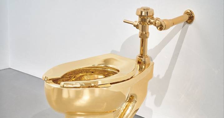 World's most valuable toilet made of solid gold goes up for auction