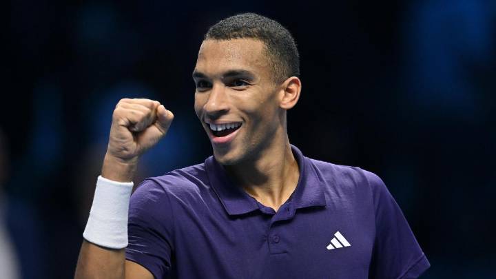Auger-Aliassime, rival de Alcaraz en las semifinales del ATP Finals