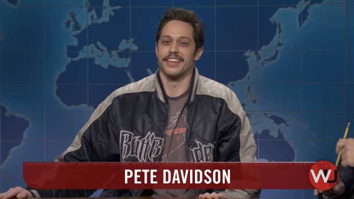 Pete Davidson returns to the Weekend Update desk to explain Riyadh Comedy Festival