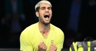 Alcaraz clinches year-end top spot with ATP Finals win over Musetti