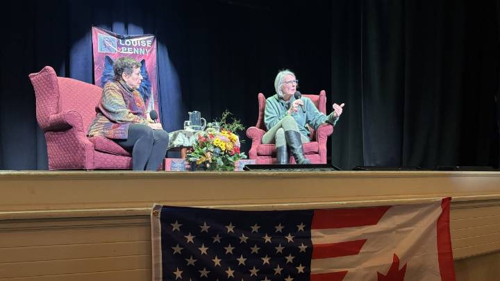 US-Canada border library hosts author Louise Penny in book tour stop full of symbolism
