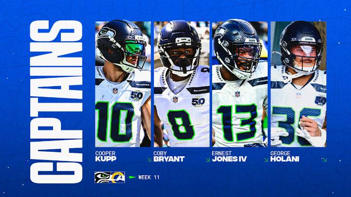 Seahawks Announce Week 11 Captains vs. The Rams