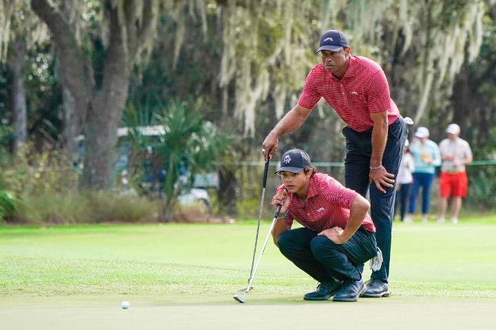 Charlie Woods’ Response to Dad Tiger Woods Accomplishing Rare Golf Feat Comes to Light